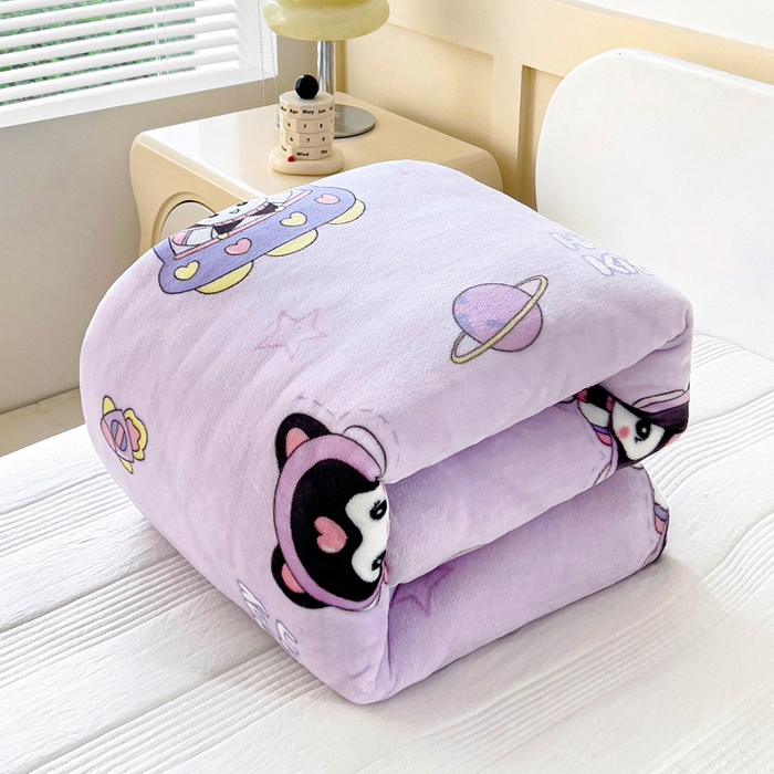 91家纺网 家纺一手货源 找家纺 乐秀家纺 2025新款A类牛奶绒幼儿园被子可拆卸被套+被芯 甜美星际