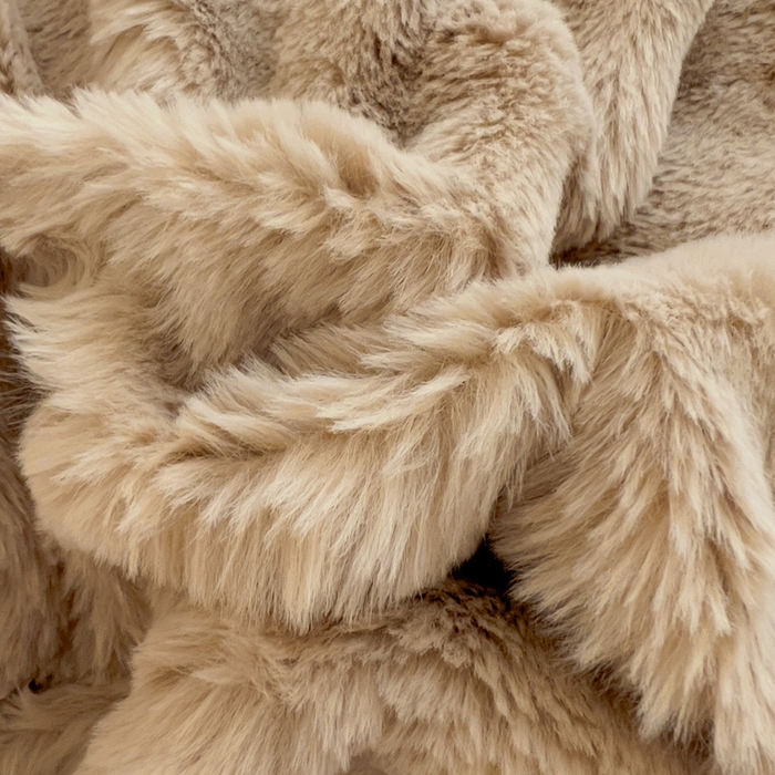 91家纺网 家纺一手货源 找家纺 米莱家纺 2024新款兔毛法式花边牛奶绒四件套 泡芙咖色