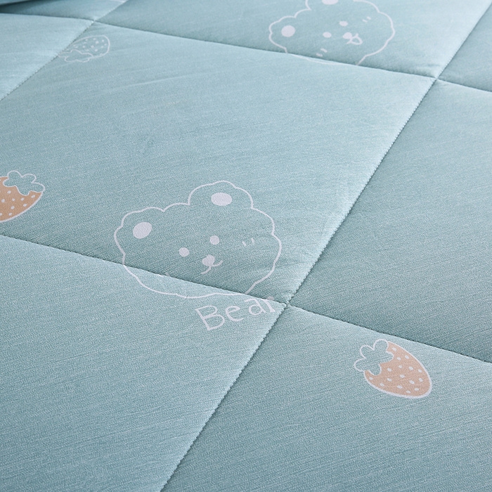 91家纺网 家纺一手货源 找家纺 梦莎被业 2025新款水洗棉印花舒适春秋被四季被夏被冬被被子被芯 浪漫之夜