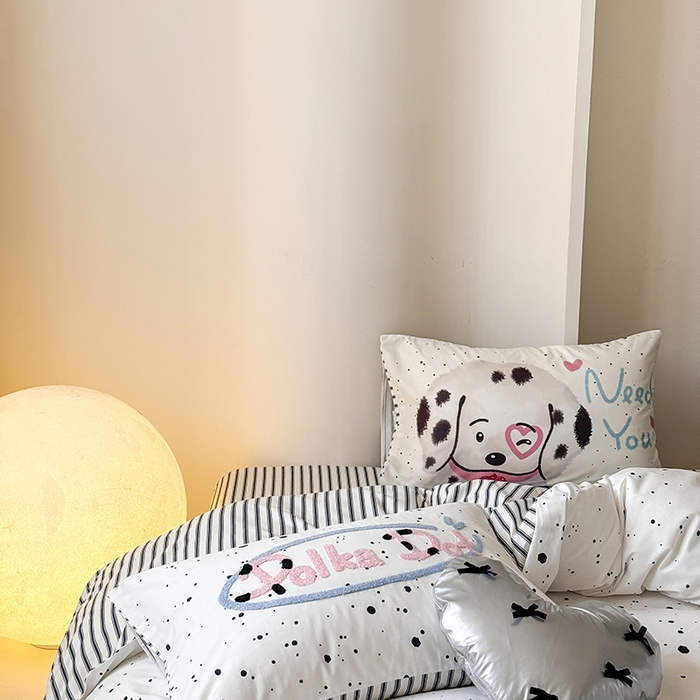 91家纺网 家纺一手货源 找家纺 （总）2024春季新品毛巾绣13370全棉卡通系列四件套