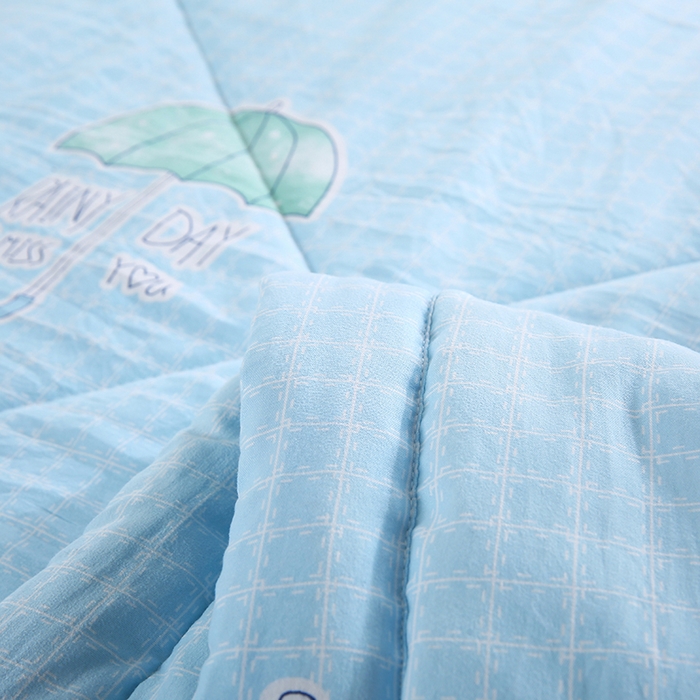 91家纺网 家纺一手货源 找家纺 梦莎被业 2025新款水洗棉印花亲肤可水洗夏凉被空调被四季被夏被被子被芯 梦幻时光