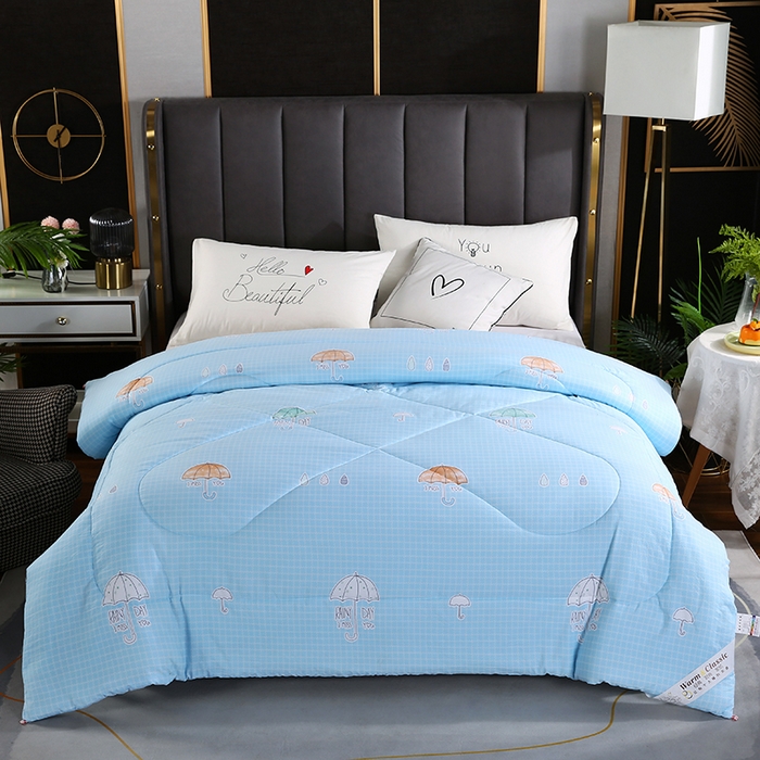 91家纺网 家纺一手货源 找家纺 梦莎被业 2025新款水洗棉印花舒适春秋被四季被夏被冬被被子被芯 梦幻时光