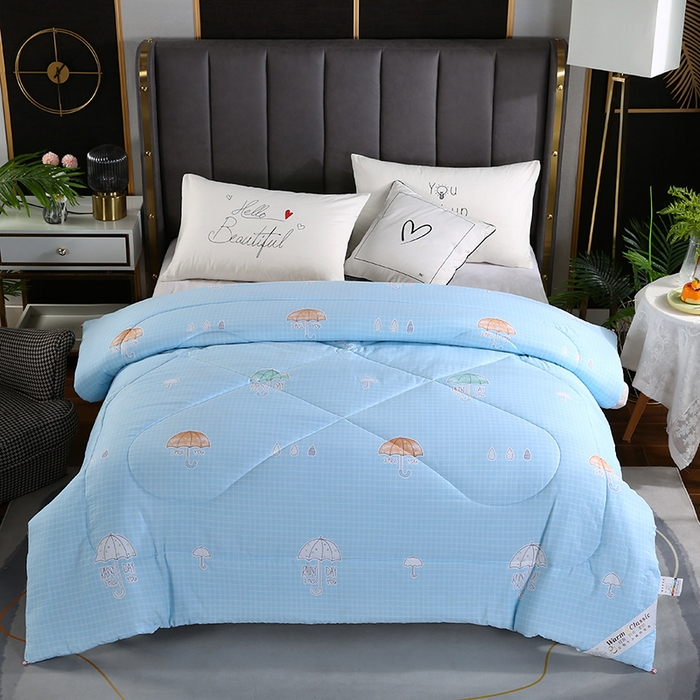 91家纺网 家纺一手货源 找家纺 梦莎被业 2025新款水洗棉印花舒适春秋被四季被夏被冬被被子被芯 梦幻时光