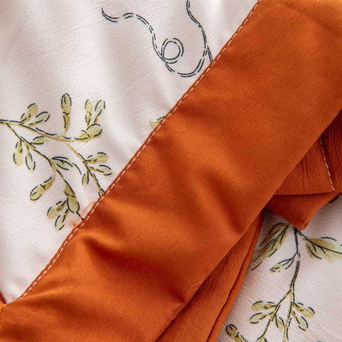 91家纺网 家纺一手货源 找家纺 梦莎被业 2025新款A类水洗棉麻夏凉被夏被四件套棉麻双层纱大豆夏被空调被直播热款-主图二 浪漫花语