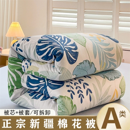91家纺网 家纺一手货源 找家纺 （总）晓时候 2025新款印花水洗棉新疆棉花被可拆洗被子被芯冬被春秋被