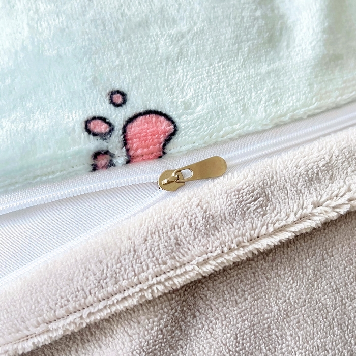 91家纺网 家纺一手货源 找家纺 乐秀家纺 2025新款A类牛奶绒幼儿园被子可拆卸被套+被芯 运动熊猫