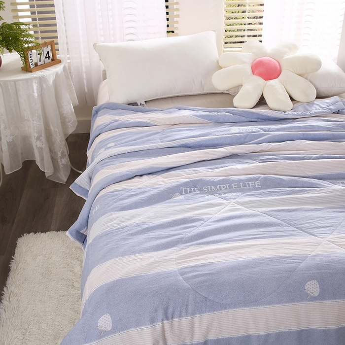 91家纺网 家纺一手货源 找家纺 梦莎被业 2025新款水洗棉印花亲肤可水洗夏凉被空调被四季被夏被被子被芯 时尚生活