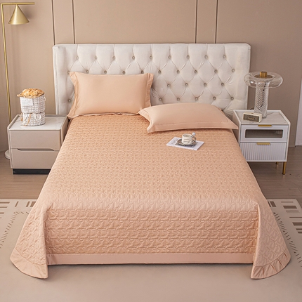 91家纺网 家纺一手货源 找家纺 （总）金喜 2025新款100支全棉床盖三件套全棉床盖系列