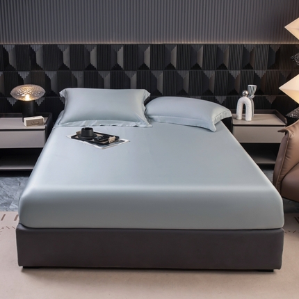 91家纺网 家纺一手货源 找家纺 （总）金喜 2025新款60s莱赛尔天丝床笠两件套三件套