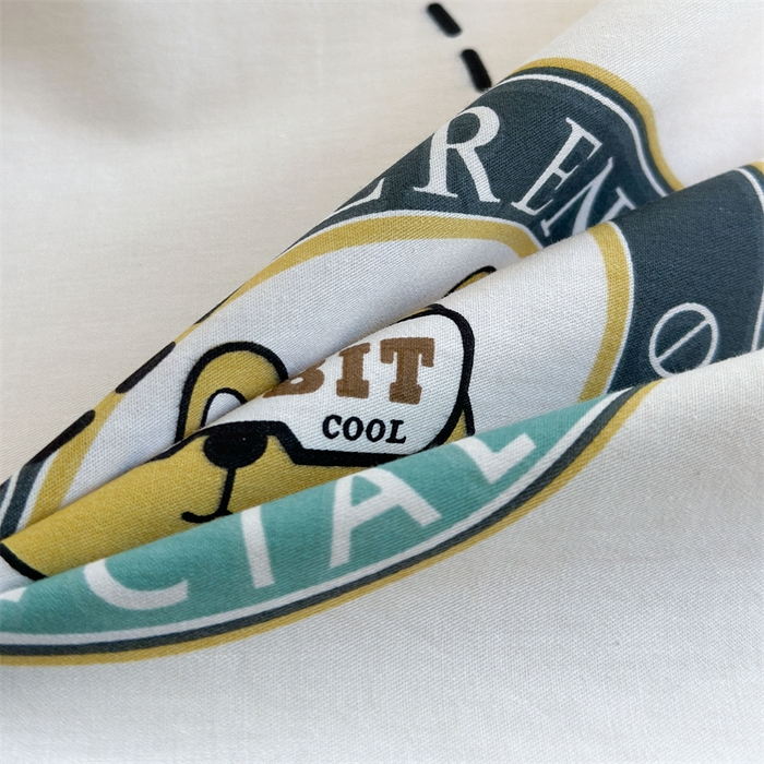 91家纺网 家纺一手货源 找家纺 7V 2025新款A纯棉B牛奶绒轻奢大宽边一字绣四件套A类133*76全棉喷气宽幅长绒棉高克重全工艺牛奶绒 动感兔