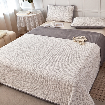 莎果家纺 2025冬季新款热推冬季必备寒冷的冬季有了它便多了些温暖婴儿绒+全棉床盖三件套 小白熊