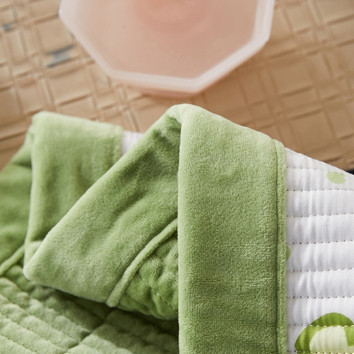 91家纺网 家纺一手货源 找家纺 莎果家纺 2025秋冬一面天丝一面绒高温砂洗床盖三件套 甜味日记