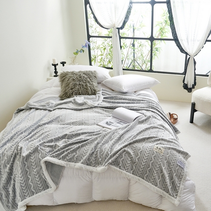 91家纺网 家纺一手货源 找家纺 （总）鹏程 24款300克剪花绒毛毯高克重法莱绒牛奶绒贝贝绒毛毯