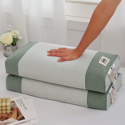 91家纺网 家纺一手货源 找家纺 （总）2024新款荞麦枕A类立体全棉荞麦舒压枕头单人宿舍荞麦皮枕芯硬枕