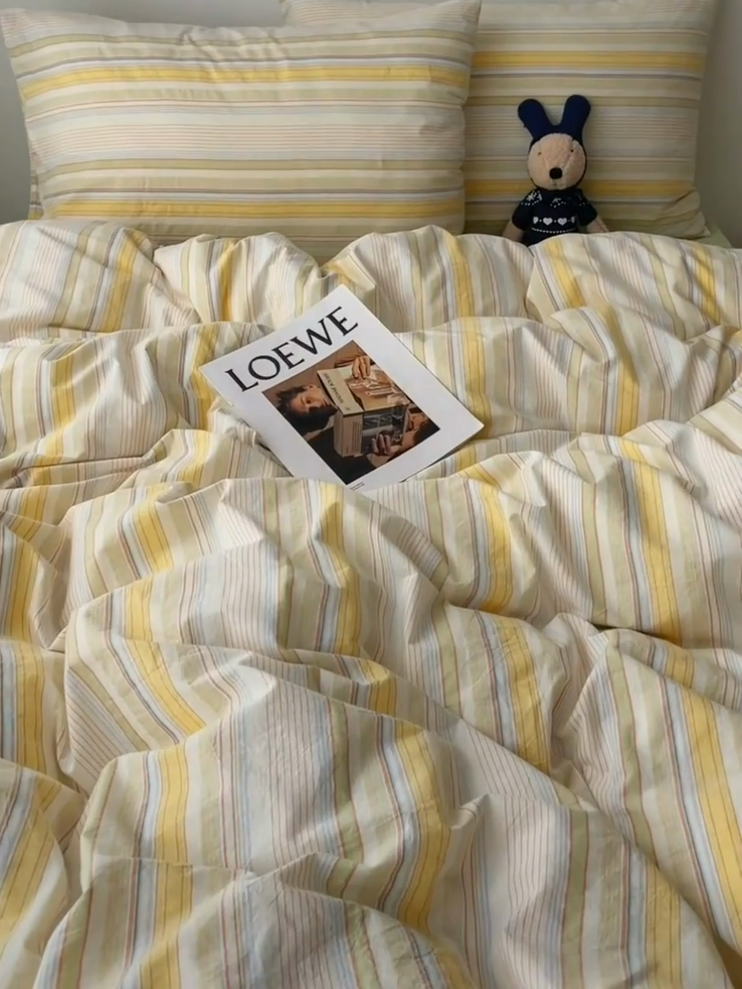 91家纺网 家纺一手货源 找家纺 繁花家居 2024新款亲肤混搭印花四件套系列（提供买家秀） 茶绿黄