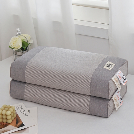 91家纺网 家纺一手货源 找家纺 （总）2024新款荞麦枕A类立体全棉荞麦舒压枕头单人宿舍荞麦皮枕芯硬枕