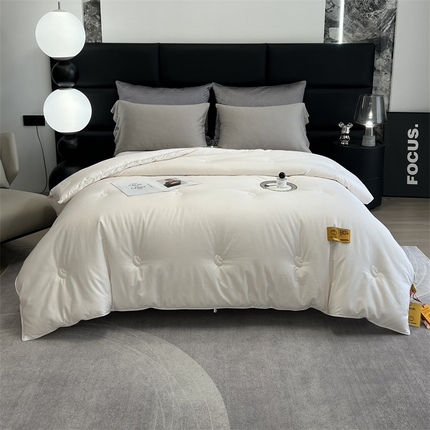 91家纺网 家纺一手货源 找家纺 （总）CINNY馨宜 2025新款100支新疆长绒棉80%李官奇大豆被冬被被芯