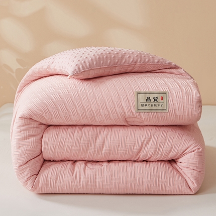 91家纺网 家纺一手货源 找家纺 （总）金喜 2025新款正宗5D立体饼干花豆豆抗压冬被春秋被被子被芯