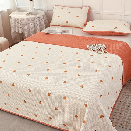 91家纺网 家纺一手货源 找家纺 （总）莎果家纺 2025冬季新款热推冬季必备寒冷的冬季有了它便多了些温暖婴儿绒+全棉床盖三件套