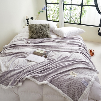 91家纺网 家纺一手货源 找家纺 （总）鹏程 24款300克剪花绒毛毯高克重法莱绒牛奶绒贝贝绒毛毯