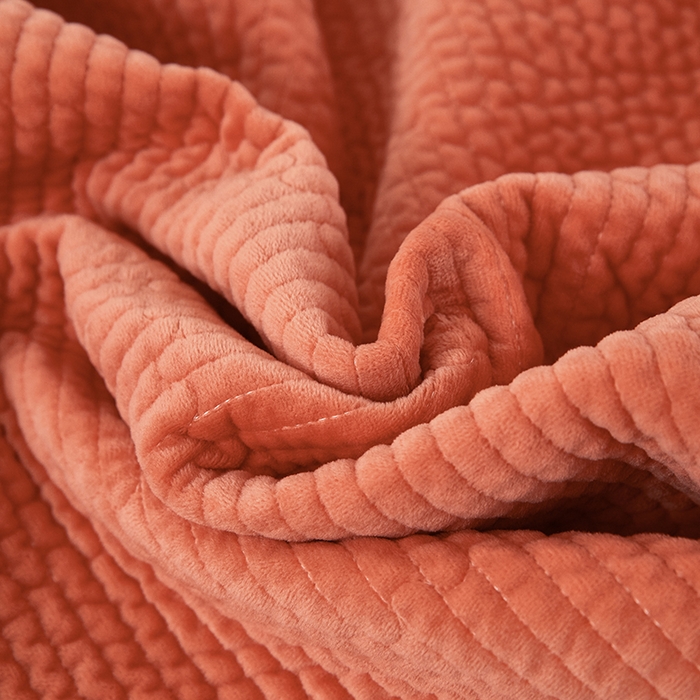 91家纺网 家纺一手货源 找家纺 莎果家纺 2025冬季新款热推冬季必备寒冷的冬季有了它便多了些温暖婴儿绒+全棉床盖三件套 甜桔