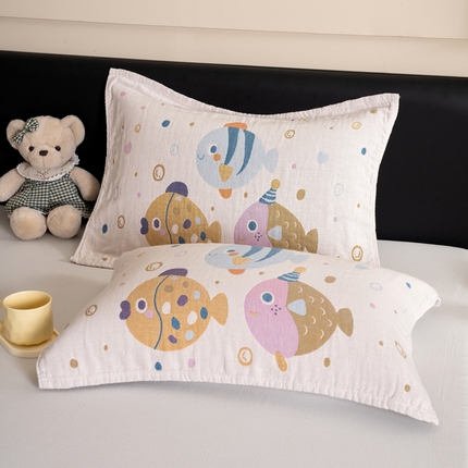 91家纺网 家纺一手货源 找家纺 （总）棠薇家纺 四层纯棉枕巾一对装全棉水洗纱布枕巾2025新款枕头巾男女士防头油枕头垫巾