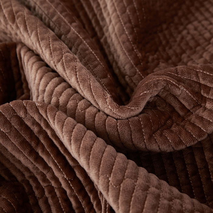 91家纺网 家纺一手货源 找家纺 莎果家纺 2025冬季新款热推冬季必备寒冷的冬季有了它便多了些温暖婴儿绒+全棉床盖三件套 小美好