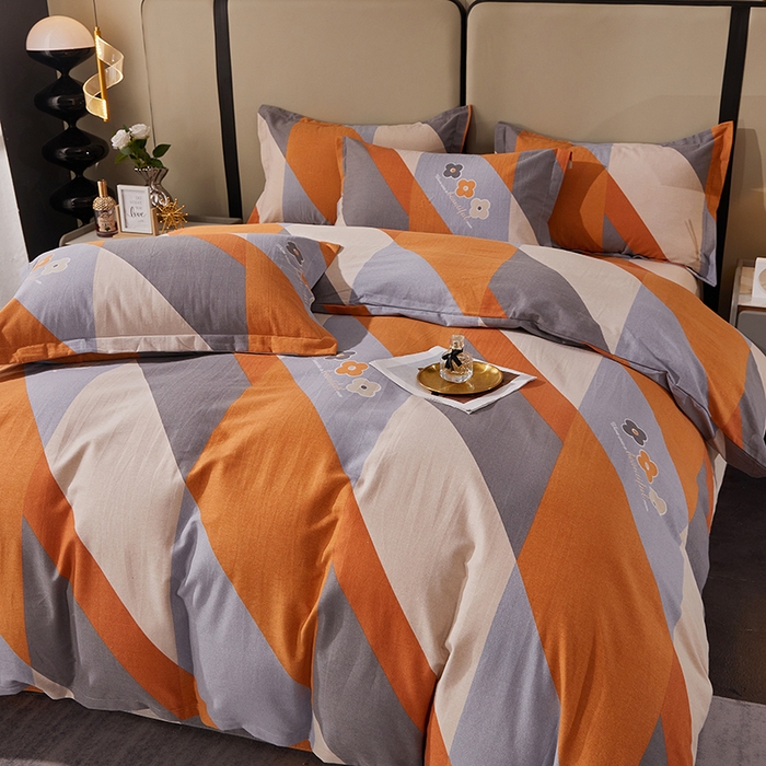 91家纺网 家纺一手货源 找家纺 贝兰仙奴 2024新款利兹系列磨毛多规格四件套曼妙花絮