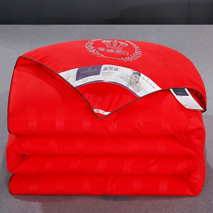 91家纺网 家纺一手货源 找家纺 （总）前程家纺 2025新款婚庆大红被被子被芯系列