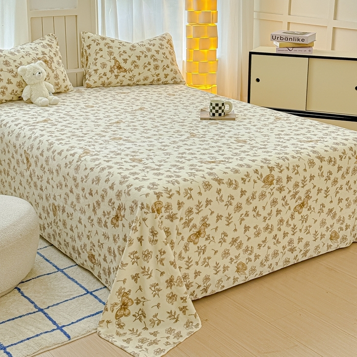 91家纺网 家纺一手货源 找家纺 （总）金丝鸟家纺 2024新款200g牛奶绒单床单系列