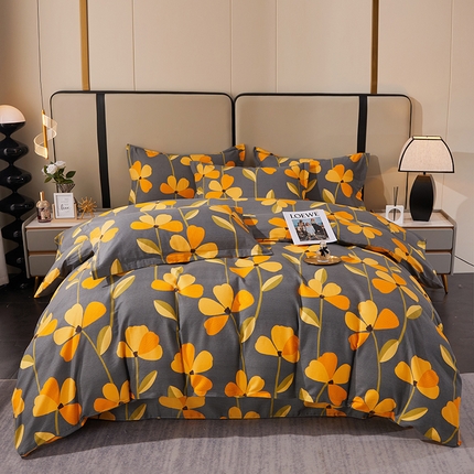 91家纺网 家纺一手货源 找家纺 （总）贝兰仙奴 2024新款利兹系列磨毛多规格四件套