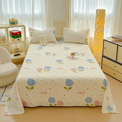 91家纺网 家纺一手货源 找家纺 （总）金丝鸟家纺 2024新款200g牛奶绒单床单系列