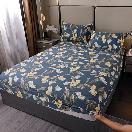 91家纺网 家纺一手货源 找家纺 （总）贝兰仙奴 2024新款利兹系列磨毛多规格单床笠