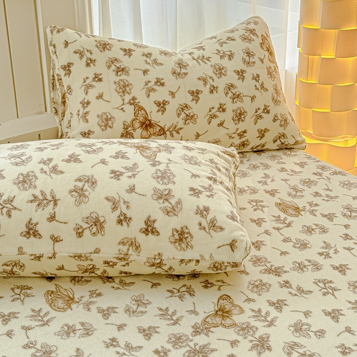 91家纺网 家纺一手货源 找家纺 （总）金丝鸟家纺 2024新款200g牛奶绒单床单系列