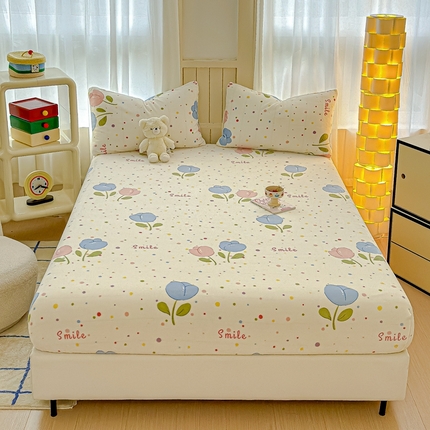 91家纺网 家纺一手货源 找家纺 （总）金丝鸟家纺 2024新款200g牛奶绒单床笠系列