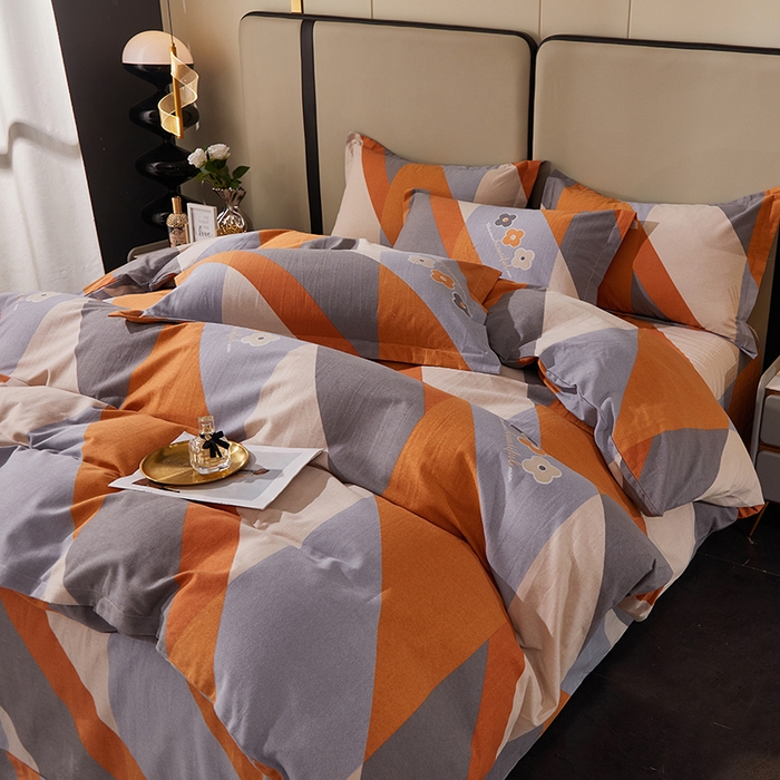 91家纺网 家纺一手货源 找家纺 贝兰仙奴 2024新款利兹系列磨毛多规格四件套曼妙花絮