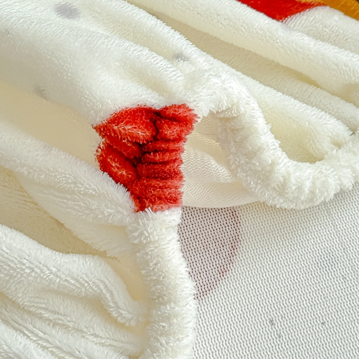 91家纺网 家纺一手货源 找家纺 金丝鸟家纺 2024新款200g牛奶绒单床笠系列 西红柿小狗