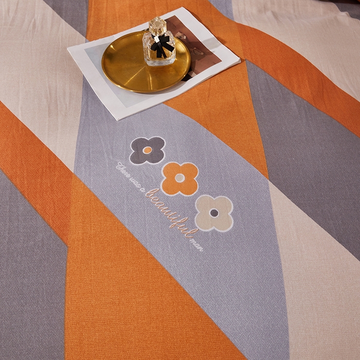 91家纺网 家纺一手货源 找家纺 贝兰仙奴 2024新款利兹系列磨毛多规格四件套曼妙花絮