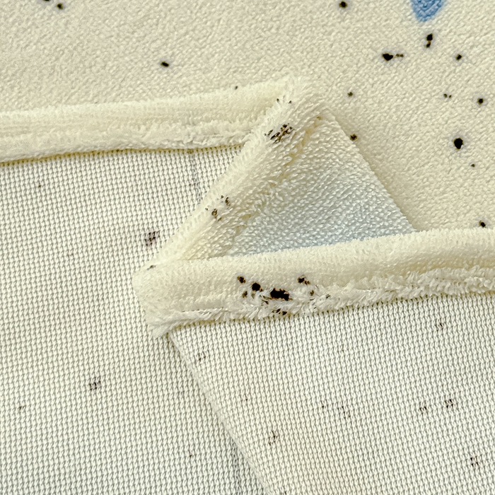 91家纺网 家纺一手货源 找家纺 金丝鸟家纺 2024新款200g牛奶绒单床单系列 蓝色小象