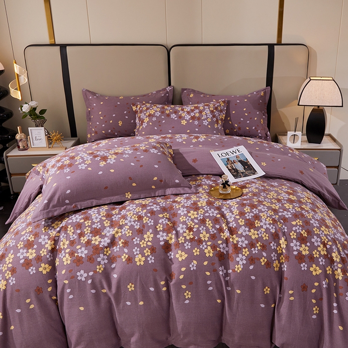 91家纺网 家纺一手货源 找家纺 贝兰仙奴 2024新款利兹系列磨毛多规格四件套玲珑秀