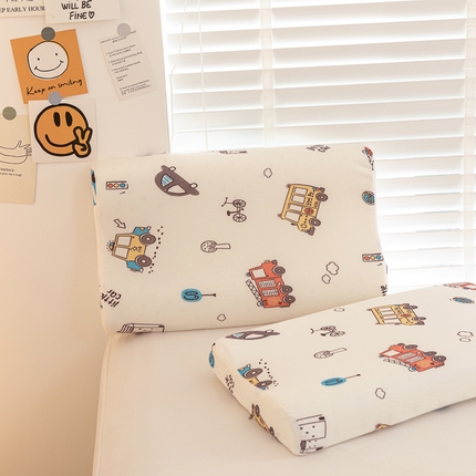 91家纺网 家纺一手货源 找家纺 其乐枕芯 2024新款儿童卡通记忆枕枕芯枕头 小汽车27*44/只