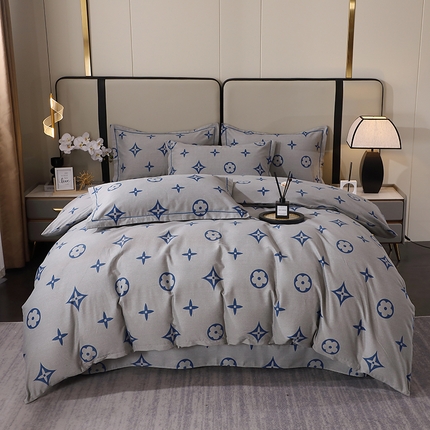 91家纺网 家纺一手货源 找家纺 （总）贝兰仙奴 2024新款利兹系列磨毛多规格四件套