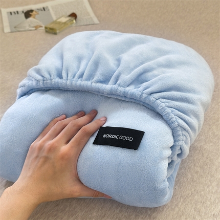 91家纺网 家纺一手货源 找家纺 （总）北欧良品 2025新款舒适保暖A类高克重牛奶绒单品床笠