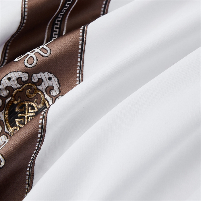 91家纺网 家纺一手货源 找家纺 罗菲尼酒店用品 2025新款织带高仿棉酒店四件套宾馆四件套 瑞丽