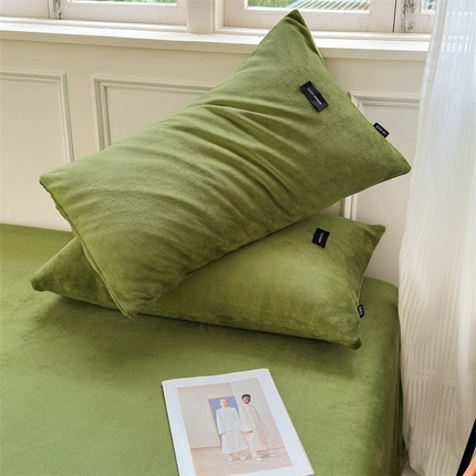 91家纺网 家纺一手货源 找家纺 （总）北欧良品 2025新款舒适保暖A类高克重牛奶绒单品枕套