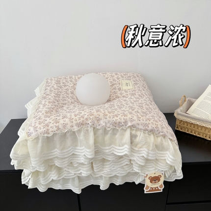 91家纺网 家纺一手货源 找家纺 佰织鑫 2024新款韩系仙女款全棉双层纱春秋被被子被芯 秋意浓