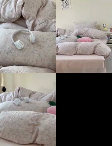 91家纺网 家纺一手货源 找家纺 洋铭区（原狠狠爱） 2024新款无边全棉双层纱四件套 浪漫花季