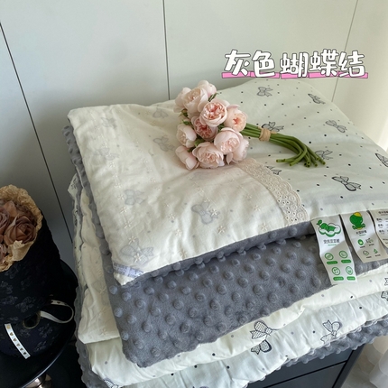 91家纺网 家纺一手货源 找家纺 （总）莱豫家纺 2024新款棉加绒法式豆豆被