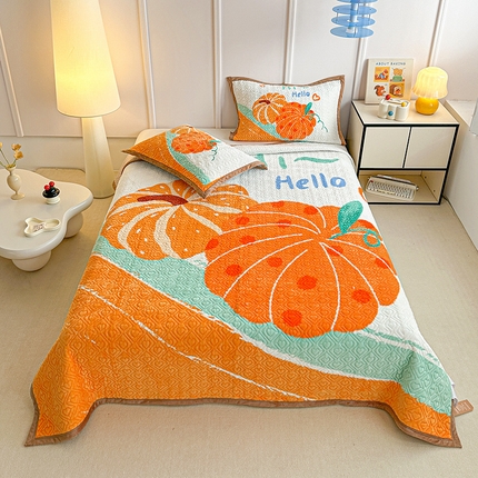 91家纺网 家纺一手货源 找家纺 （总）源舜家纺 2025新款AB版云貂绒床盖 开心熊