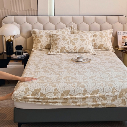 91家纺网 家纺一手货源 找家纺 （总）798家纺 2025新款牛奶绒雕花单床笠